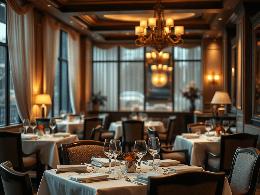 Acoustique dans un restaurant